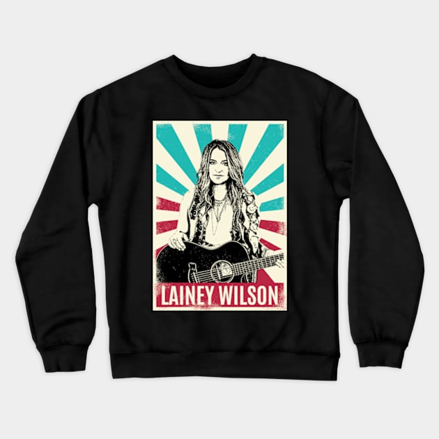 Vintage Retro Lainey Wilson Crewneck Sweatshirt by Bengkel Band